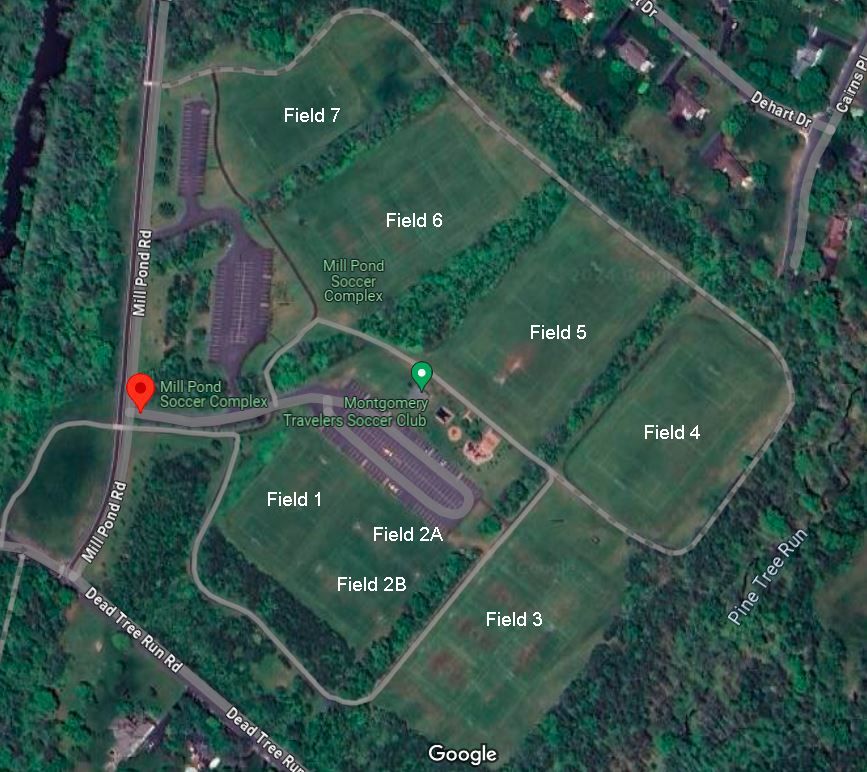 Montgomery Soccer Fields - Satellite View